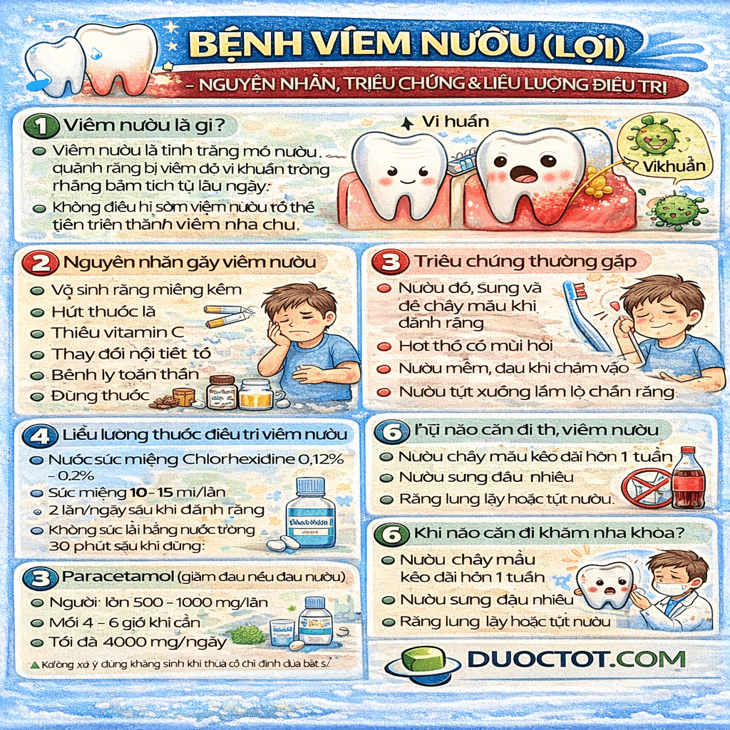 BỆNH VIÊM NƯỚU (LỢI)